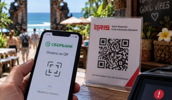 QR не прошел: туристы на Бали отметили сбои при оплате через банковское приложение QR не прошел: туристы на Бали отметили сбои при оплате через банковское приложение